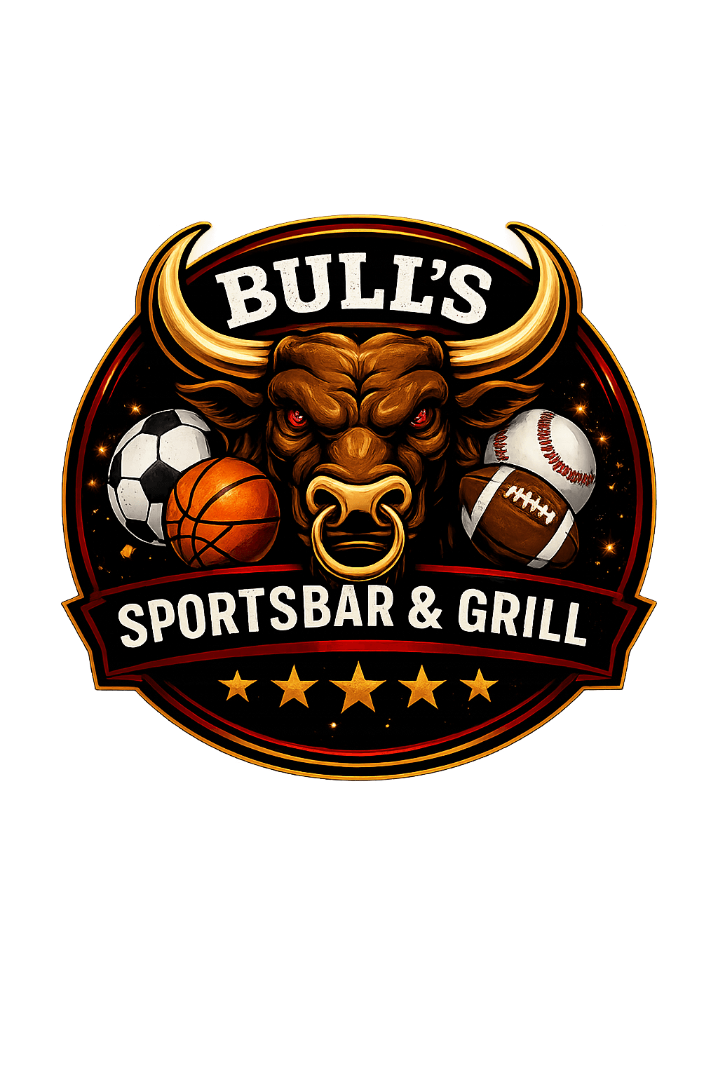 Bull's Sports Bar & Grill logo artwork